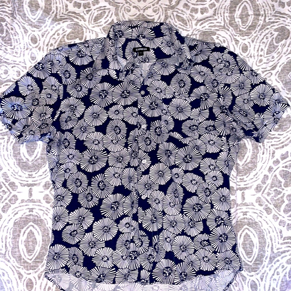 Express Men’s Spring Floral Shirt